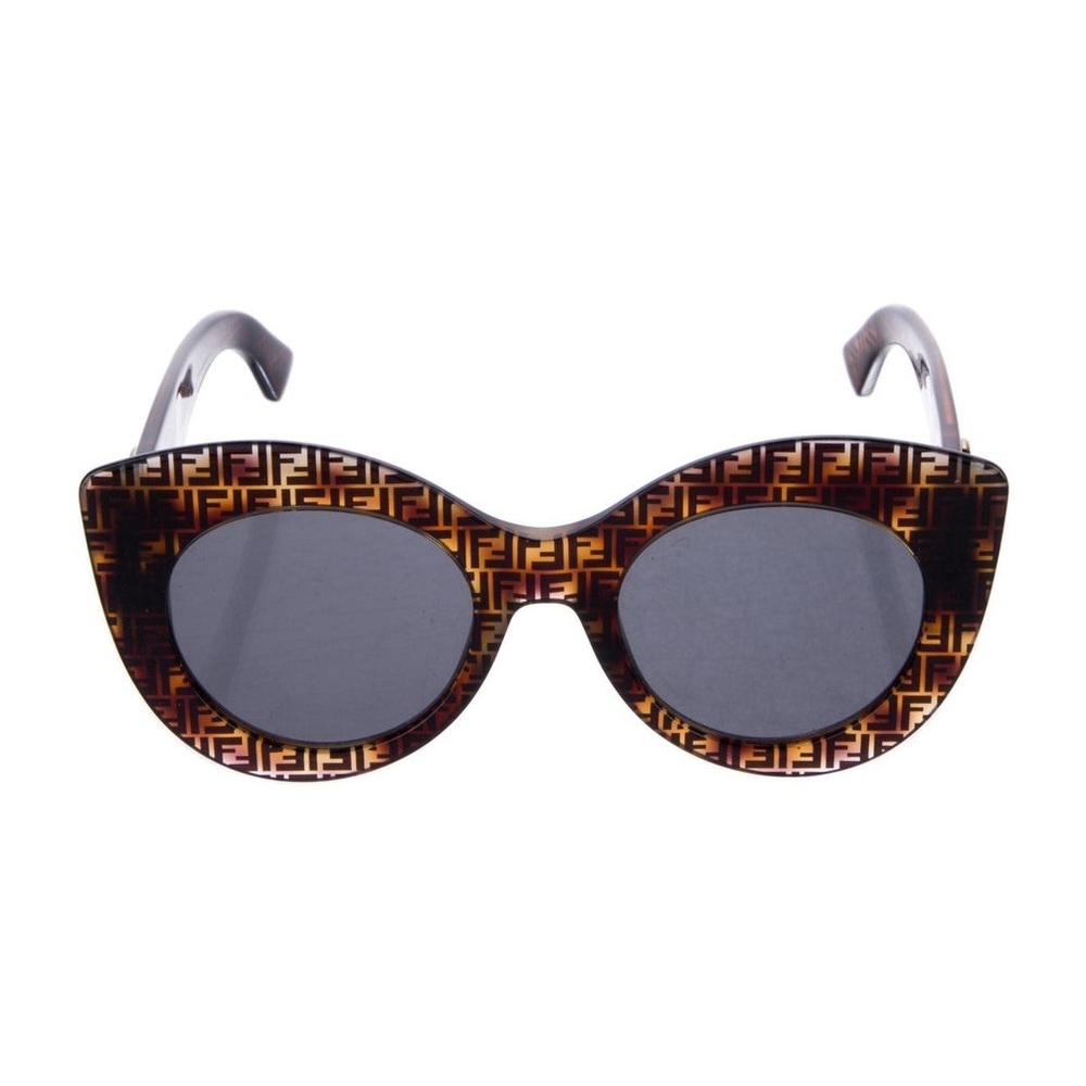 Fendi FF Logo Cat-Eye Sunglasses